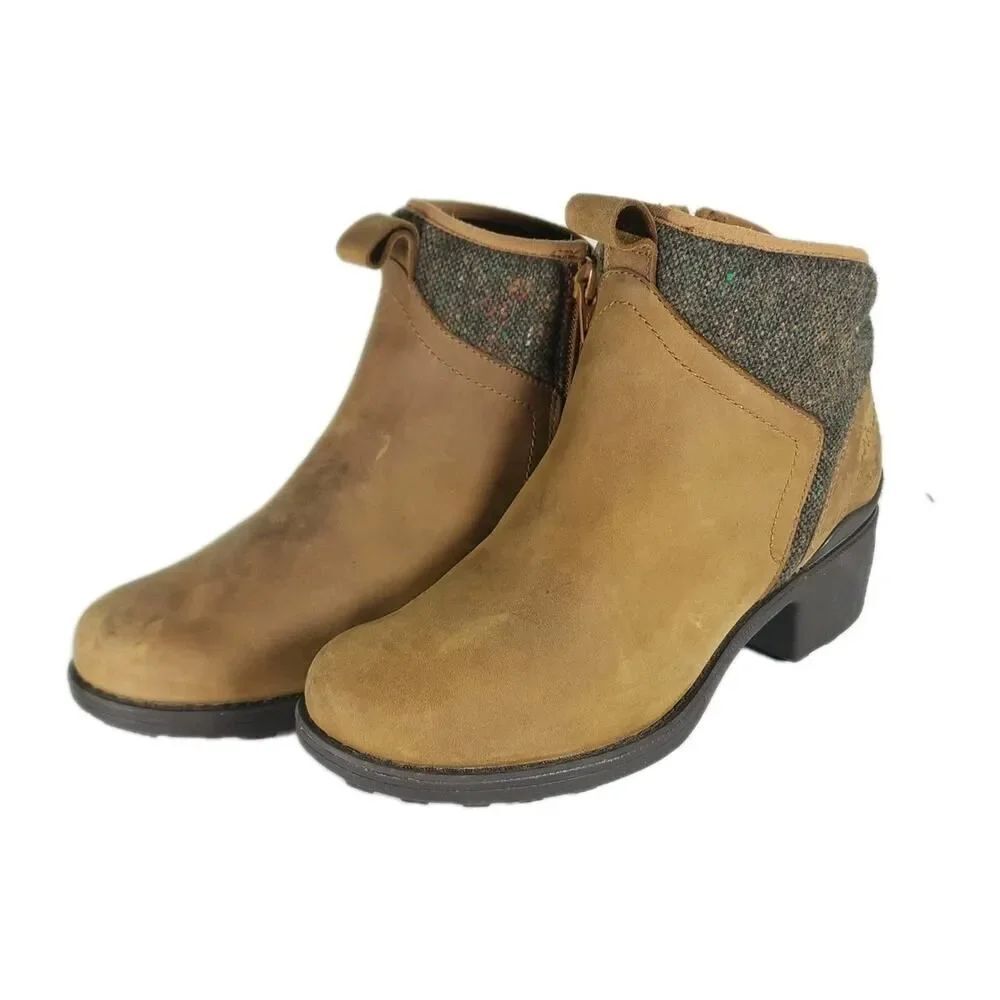 Merrell Women's Chateau II Mid US7 Brown Leather Wool Waterproof Ankle Boots